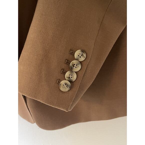 J.Crew Regent Wool Camel Brown Blazer Size 8 - Picture 3 of 7